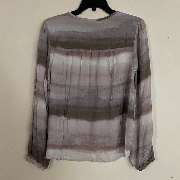 NEW Cloth & Stone Tie Dye Ombre Blouse M - Picture 4 of 8